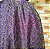 Saia renda/paetê preta e dourada com forro roxo - Imagem 5