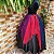 Saia lenços tule/glitter colorida - forro preto - Imagem 3