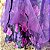 Saia tule/glitter roxo/lilás com forro estampado - Imagem 4