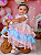Vestido Infantil Chloe Jardim Encantado Rosa para Festa e Aniversário - Imagem 6