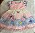 Vestido Infantil Chloe Jardim Encantado Rosa para Festa e Aniversário - Imagem 8
