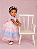 Vestido Infantil Chloe Jardim Encantado Rosa para Festa e Aniversário - Imagem 7