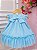 Vestido Jardim Encantado Bata Azul - Imagem 3