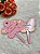 kit 2 Plaquinhas para Foto Personalizadas em MDF Rosa - Imagem 2