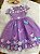 Vestido Jardim Encantado Lilás Infantil - Imagem 3
