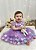 Vestido Jardim Encantado Lilás Infantil - Imagem 1