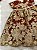Vestido Infantil Marsala com Renda Bordada Dourada - Imagem 2