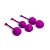 Kit 3 Bolas para Pompoarismo em Silicone - Kegel Ball - Imagem 2