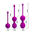 Kit 3 Bolas para Pompoarismo em Silicone - Kegel Ball - Imagem 4