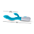 Vibrador de Ponto G e Clitóris Dois Motores em Silicone com 20 Modos de Vibração - À Pilhas - Imagem 4