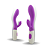 Vibrador de Ponto G e Clitóris Dois Motores em Silicone com 20 Modos de Vibração - À Pilhas - Imagem 1