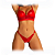 Conjunto Sensual Cirrê com Bojo e Calcinha Fio - Imagem 3