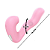 Vibrador 3 em 1 - com Dedilhada no Ponto G e Pulsação no Clitóris - Magic Finger - Recarregável - Rosa - Imagem 3