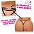 Calcinha Plus Size Personalizável com Tule Transparente - Letras Vendidas Separadamente - Imagem 2