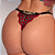 Calcinha Personalizável de Tule com Coração - Tamanho Único - Imagem 1