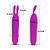 Mini Vibrador Coelhinho Silicone 10 Vibrações - À Pilhas - Imagem 2