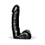 Pênis Realístico em CyberSkin com Escroto - John - 15x4cm - Preto - Imagem 1