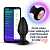 Plug Anal com Vibro, Rotação e Luz de Led C/ Controle por App - Imagem 1
