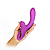 Vibrador de Ponto G Silicone Maleável com Pulsação no Clitóris - Recarregável - Roxo - Imagem 2