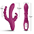 Joker - Vibrador de Ponto G, Clitóris e Ânus Totalmente em Silicone - Cor Fúcsia - Imagem 3