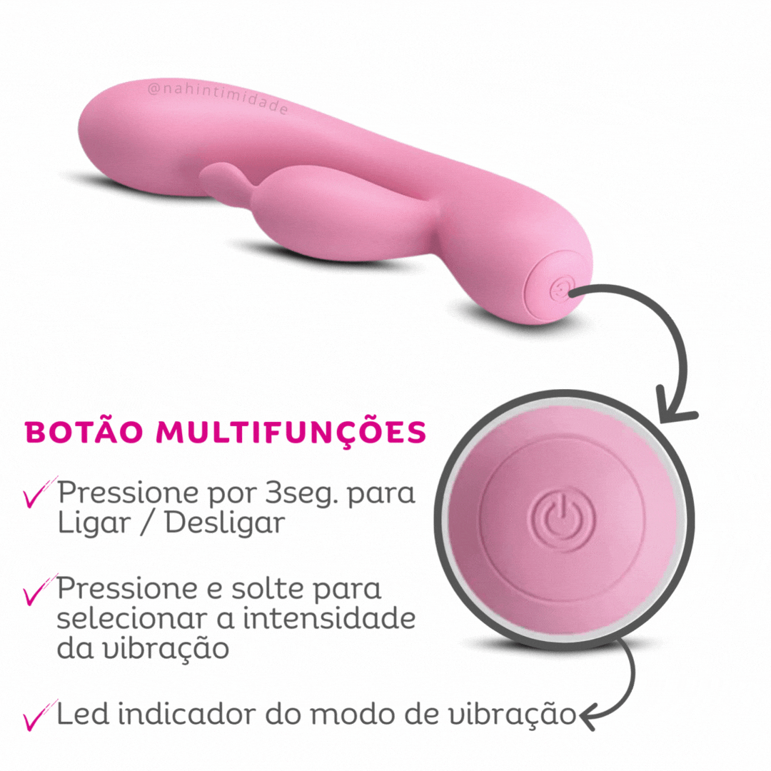 Hugo - Vibrador de Ponto G e Clitóris em Slicone Super Soft - 12 Vibrações - Recarregável - Imagem 5