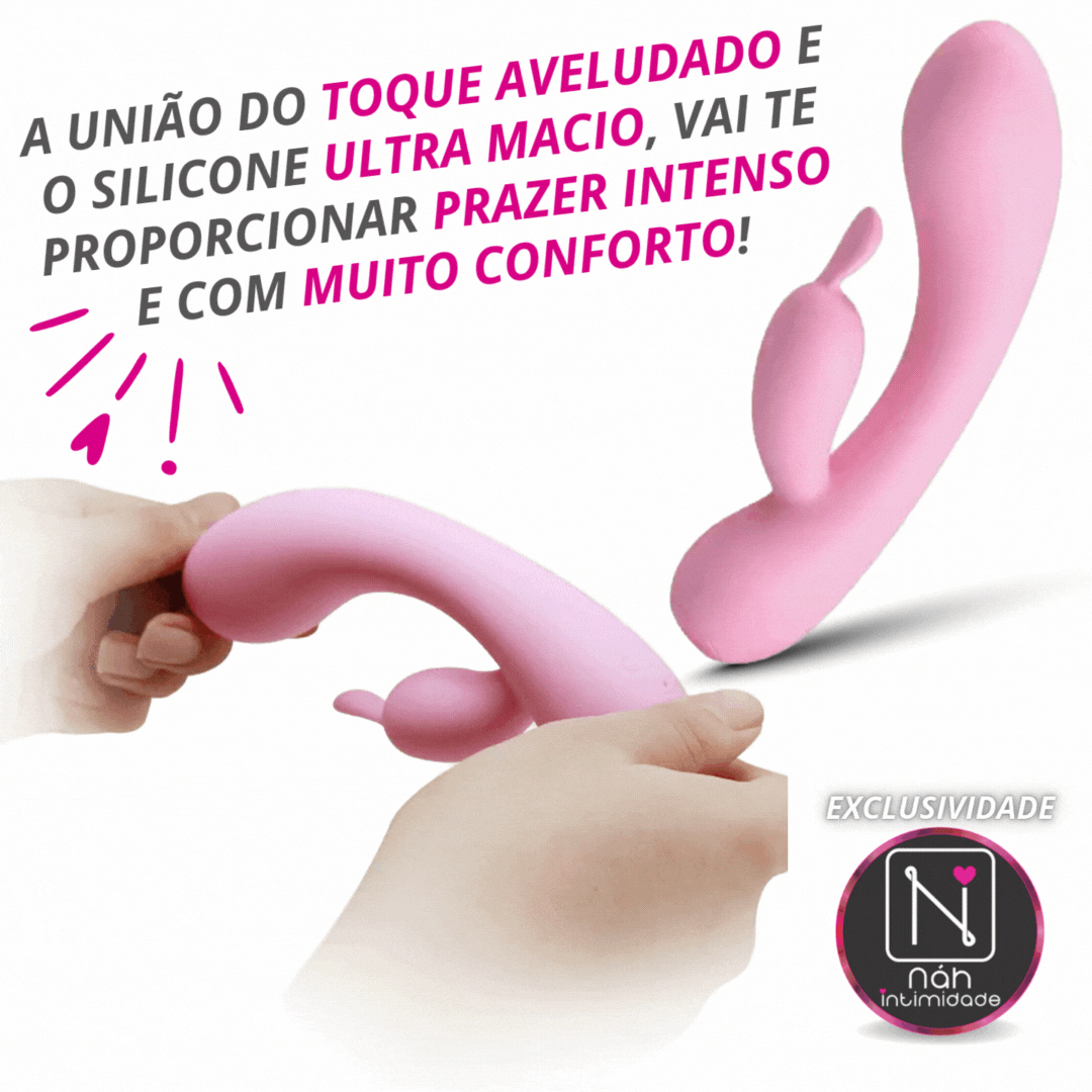 Hugo - Vibrador de Ponto G e Clitóris em Slicone Super Soft - 12 Vibrações - Recarregável - Imagem 3
