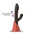 Luxxo - Vibrador de Ponto G Vai e Vem e Clitóris em Slicone Super Soft - Imagem 1