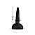 Plug Anal de Borracha Pequeno - 11x2,5cm - Preto - Imagem 2