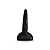 Plug Anal de Borracha Pequeno - 11x2,5cm - Preto - Imagem 1