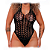 Body Arrastão Luna com Strass - Tamanho Único - Imagem 2
