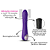 Vibrador Personal em Silicone com Glande e Veias - 10 Vibrações - Recarregável - Imagem 4