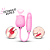 Estimulador 2 em 1 Com Vai e Vem e Sugador Clitoriano Formato de Rosa - Recarregável - Imagem 1