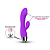 The One - Vibrador de Ponto G e Clitóris em Silicone 12 Vibrações - Recarregável - Roxo - Lançamento - Imagem 3