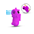 Magic Unicorn - Mini Sugador de Clitóris com 10 Pulsações - Recarregável - Lançamento - Imagem 1