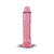 Pênis em Silicone Jelly com Ventosa - 21,5x4,2cm - Rosa - Imagem 1