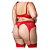 Conjunto Jordana Plus Size com Cinta Liga - Vermelho - Imagem 3