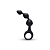 Plug Anal de Silicone com 3 Esferas Gradativas - Preto - Imagem 1