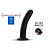 Dildo Soft Line Ponto G ou Próstata - 16x4cm - Preto - Imagem 1