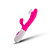 Vibrador de Ponto G e Clitóris Com Glande em Silicone - Recarregável - Imagem 1