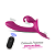 Lord Rabbit - Vibrador de Ponto G e Clitóris Strap On com Controle Remoto - Recarregável - Vinho - Imagem 1