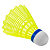 PETECA DE BADMINTON DE NYLON 6 UNIDADES VOLLO - Imagem 2