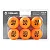 Kit 6 Bolas de Tênis de Mesa Ping-Pong Laranja 3 Estrelas Vollo - Imagem 1