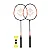 Kit Badminton 2 Raquetes e 2 Petecas Vollo - Imagem 2