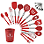 Kit 15 Utensílios De Cozinha Com Cabo De Inox E Silicone - Imagem 3