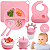 Kit 10 Peças De Introdução Alimentar Chupeta Silicone Bebê - Imagem 2