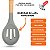 Kit 19 Utensílios De Cozinha Com Cabo De Madeira E Silicone - Imagem 6