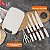 Kit 19 Utensílios De Cozinha Com Cabo De Madeira E Silicone - Imagem 15