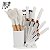Kit 19 Utensílios De Cozinha Com Cabo De Madeira E Silicone - Imagem 2