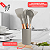 Kit 17 Talheres Para Cozinha Com Cabo De Madeira E Silicone - Imagem 12