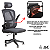 Cadeira De Escritório Ergonômica Com Apoio De Braços 3d Plus - Imagem 16